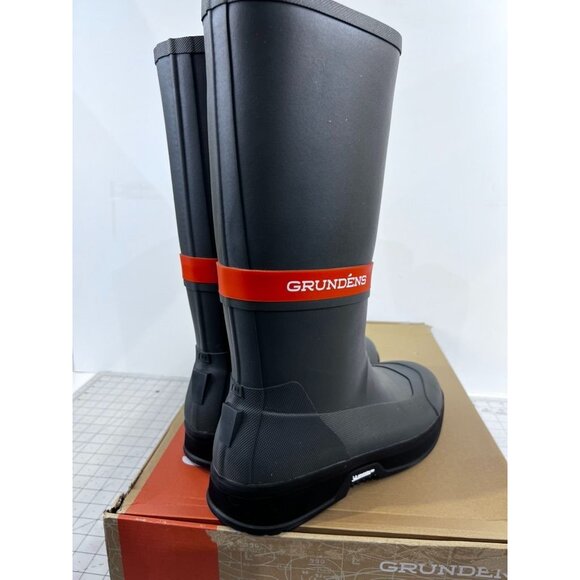 Grundéns Crewman Tall Rubber Boots Men's Sz. 13 Gray & Red Waterproof New - Picture 4 of 9